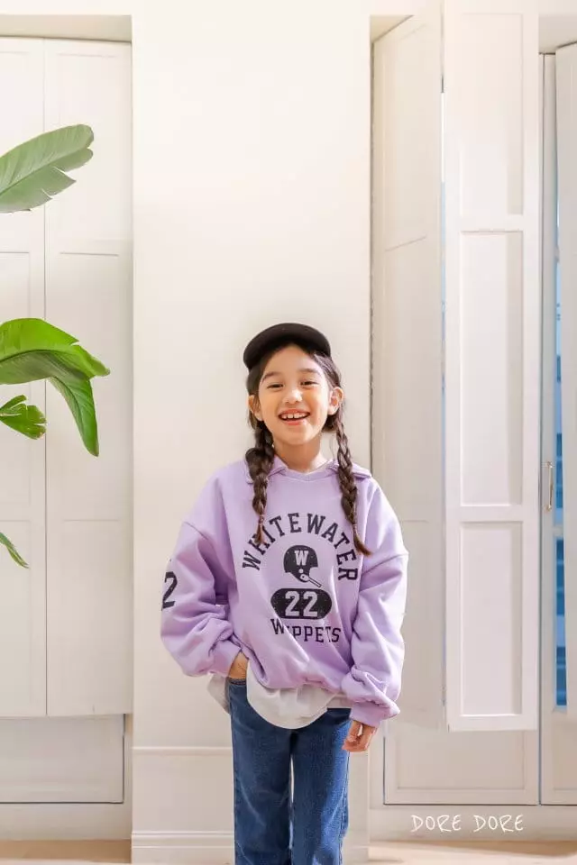 Dore Dore - Korean Children Fashion - #minifashionista - 22 Collar Sweatshirt - 3