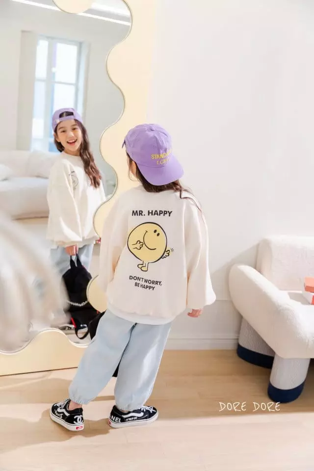 Dore Dore - Korean Children Fashion - #prettylittlegirls - Mr Smile Sweatshirt - 10