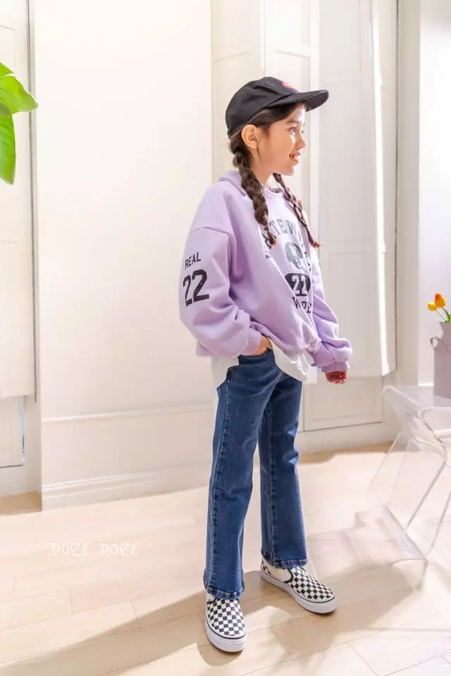 Dore Dore - Korean Children Fashion - #minifashionista - 22 Collar Sweatshirt - 4