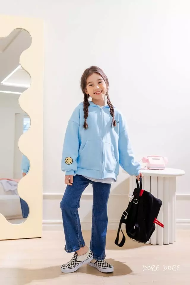 Dore Dore - Korean Children Fashion - #prettylittlegirls - Okay Hoody Zip-up - 2
