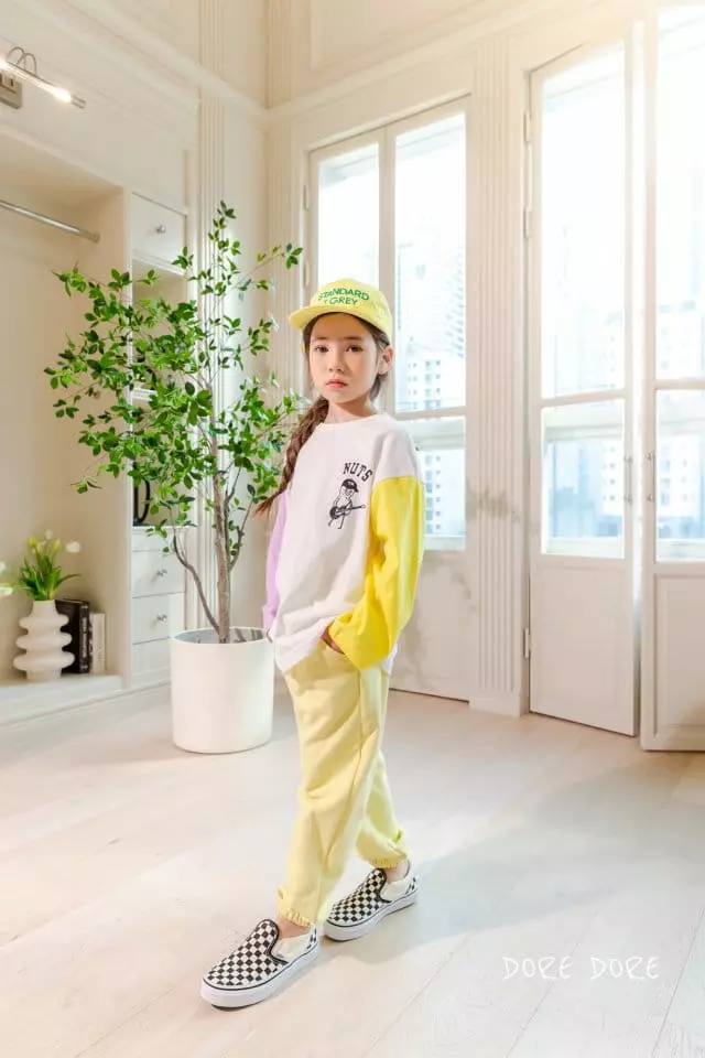 Dore Dore - Korean Children Fashion - #stylishchildhood - Peanuts Color Tee - 2
