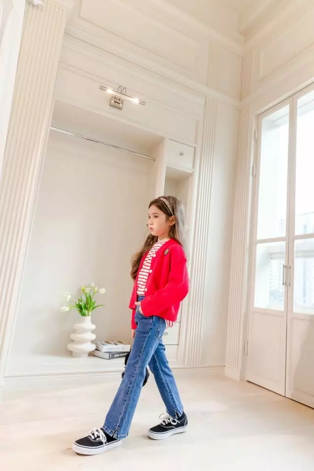 Dore Dore - Korean Children Fashion - #todddlerfashion - Both Slit Bootscut Pants - 3