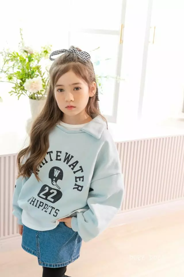 Dore Dore - Korean Children Fashion - #toddlerclothing - Roy Denim Skirt Leggings - 2