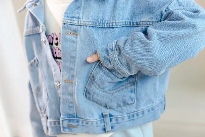 Dore Dore - Korean Children Fashion - #toddlerclothing - Double Pocket Denim Jacket - 12