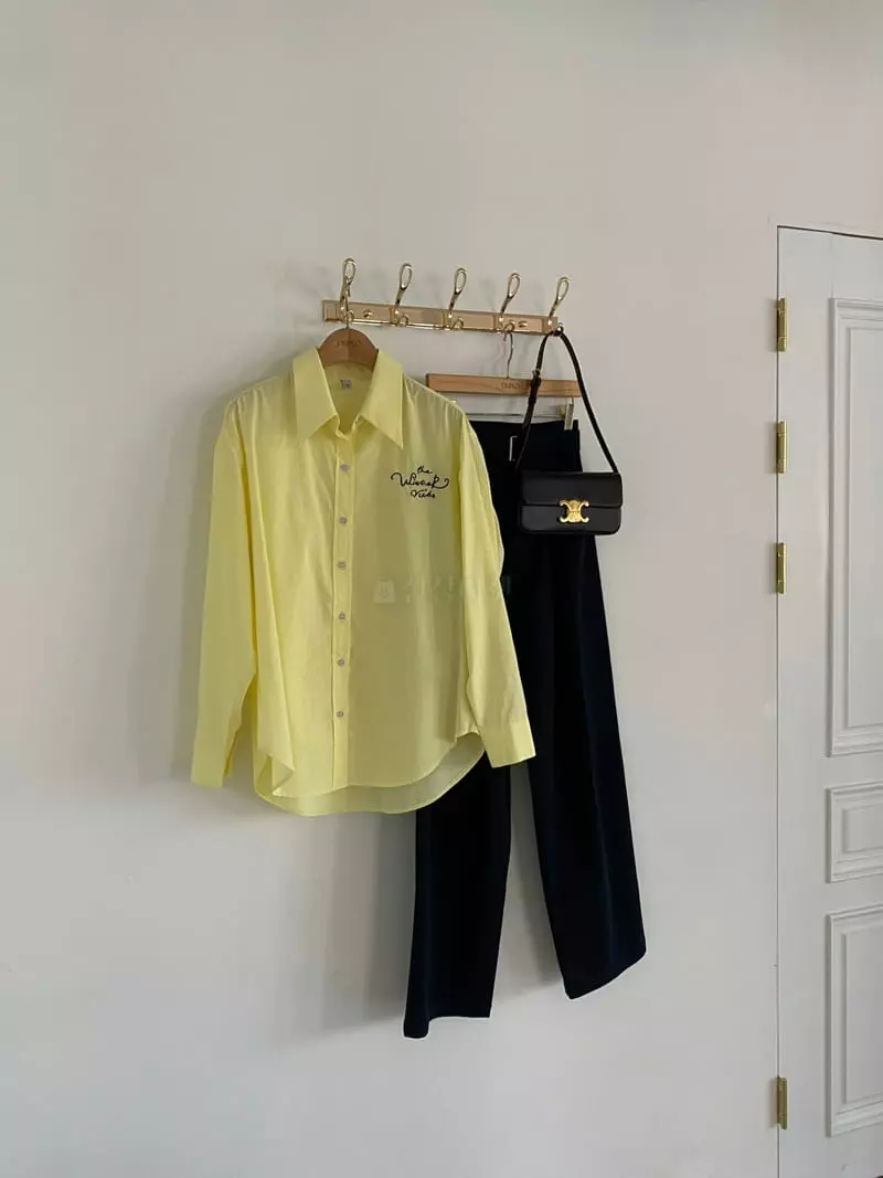 Duplo - Korean Women Fashion - #momslook - Embroidery Shirt - 2