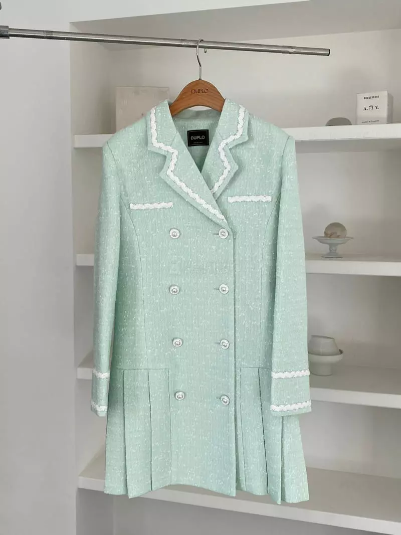 Duplo - Korean Women Fashion - #momslook - Collar One-piece