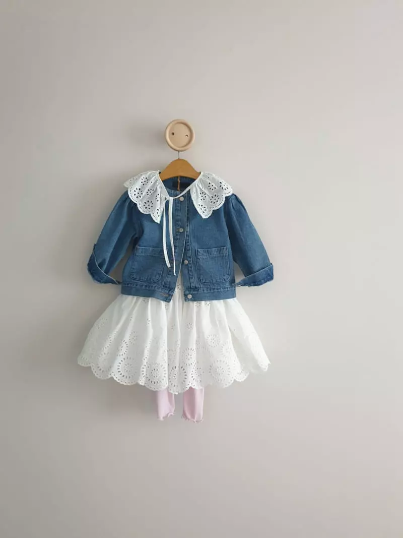 Eclair - Korean Children Fashion - #designkidswear - Denim Jacket - 3
