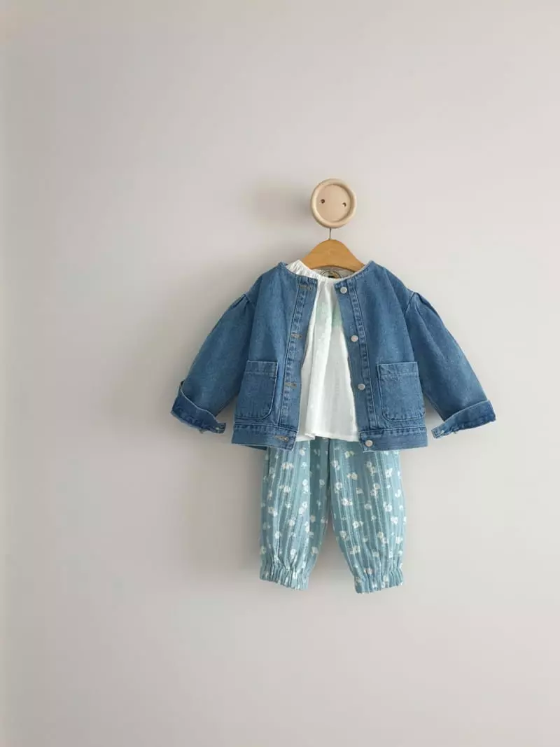 Eclair - Korean Children Fashion - #kidsshorts - Denim Jacket - 6