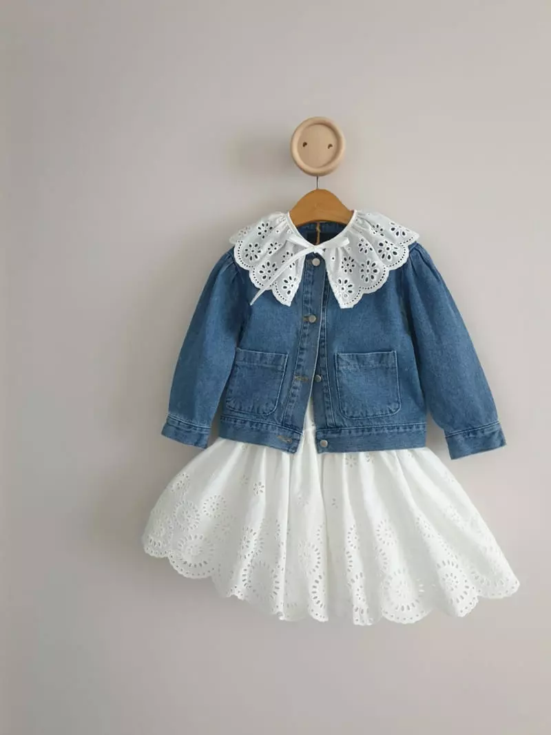 Eclair - Korean Children Fashion - #magicofchildhood - Denim Jacket - 11