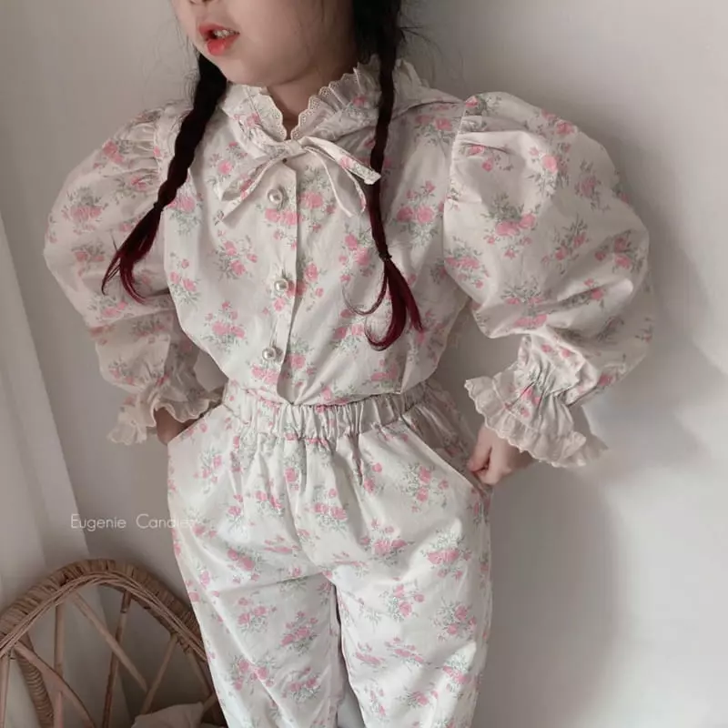 Eugenie Candies - Korean Children Fashion - #kidzfashiontrend - Windy Top Bottom Set  - 6