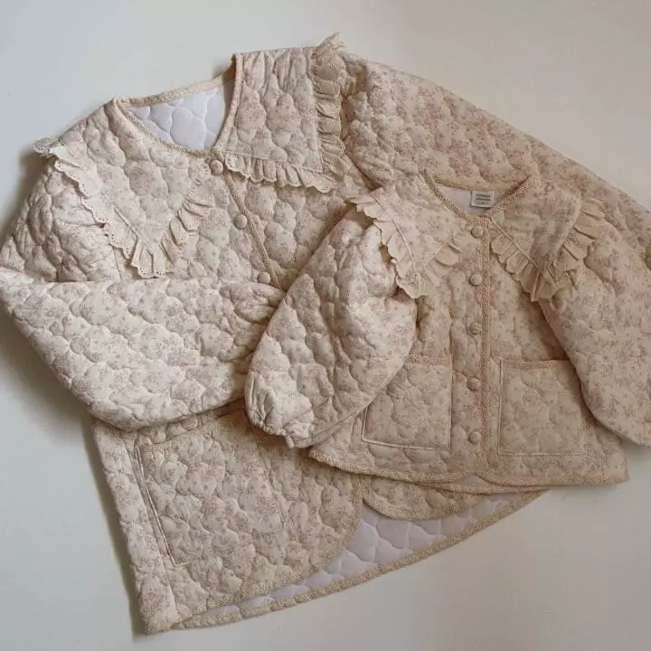 Eugenie Candies - Korean Children Fashion - #minifashionista - Isabel Quilting Jacket with Mom