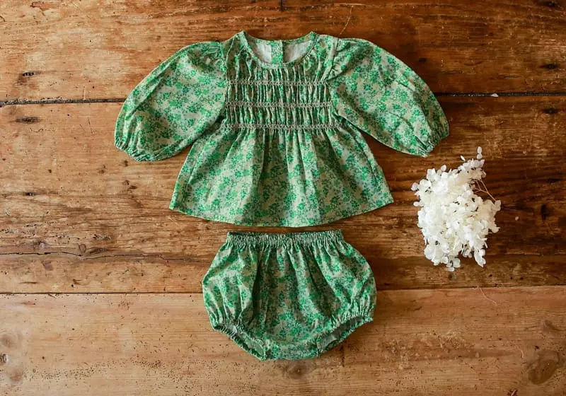 Flo - Korean Baby Fashion - #babyfever - Ariell Bebe Top Bottom Set - 5