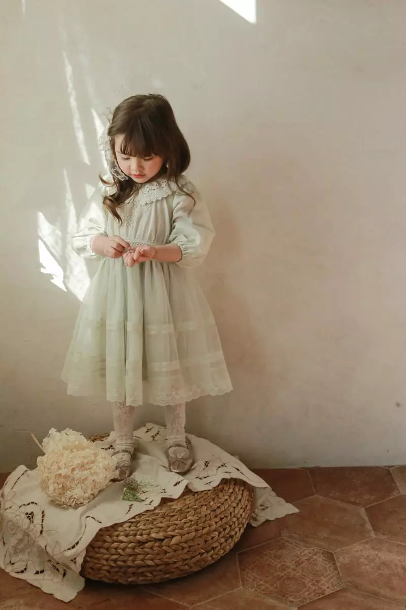 Flo - Korean Baby Fashion - #babygirlfashion - April Lace Hairpin - 2