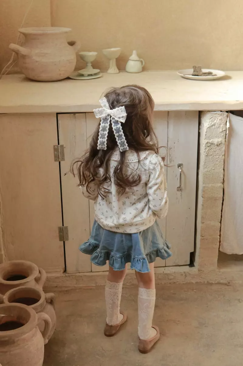 Flo - Korean Baby Fashion - #babyoutfit - April Lace Hairpin - 6