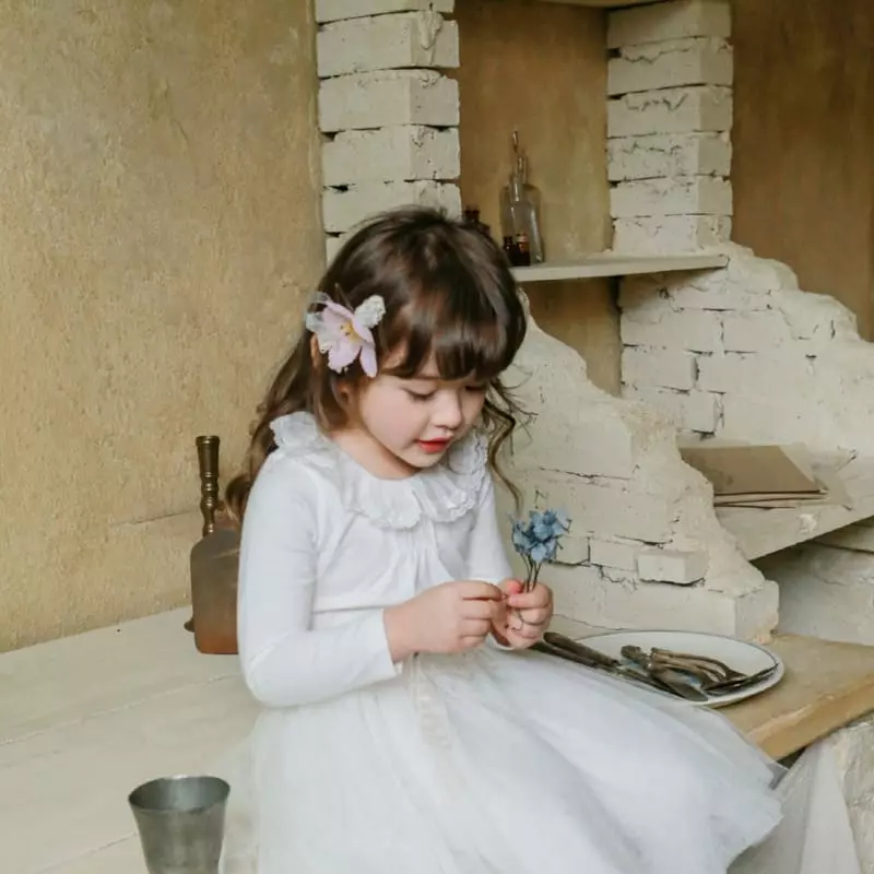 Flo - Korean Baby Fashion - #babyootd - Violet Hairpin - 4