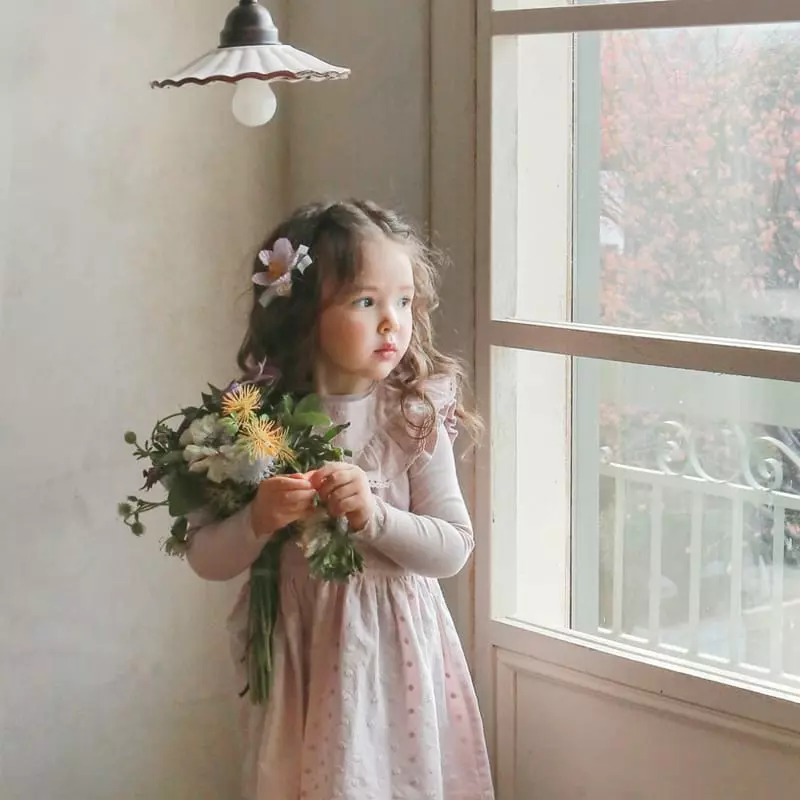 Flo - Korean Baby Fashion - #babyoutfit - Violet Hairpin - 5
