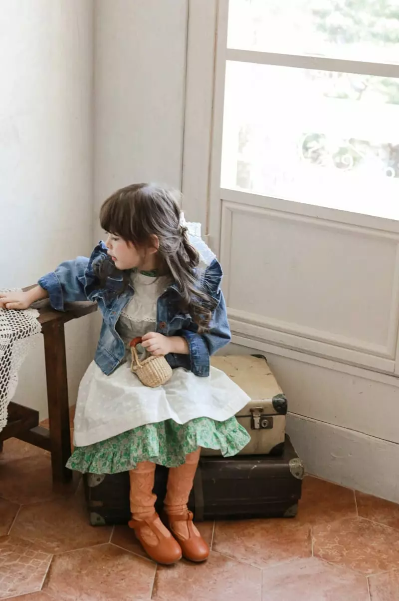 Flo - Korean Baby Fashion - #onlinebabyboutique - April Lace Hairpin - 9