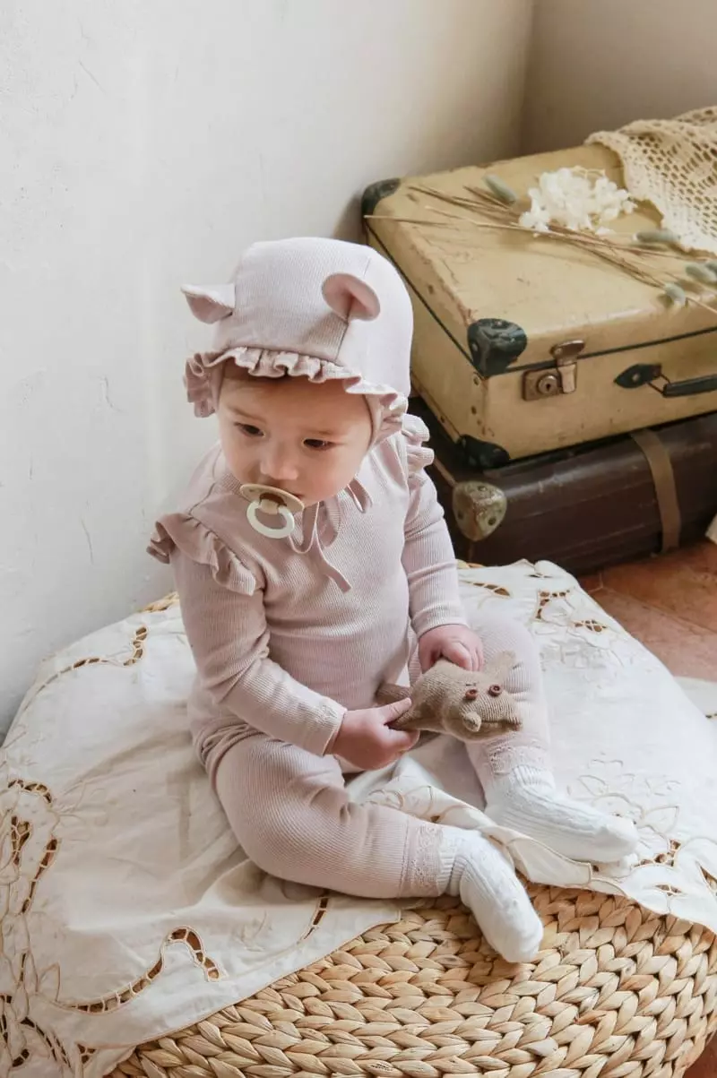 Flo - Korean Baby Fashion - #onlinebabyshop - Jenna Bebe Bodysuit - 3
