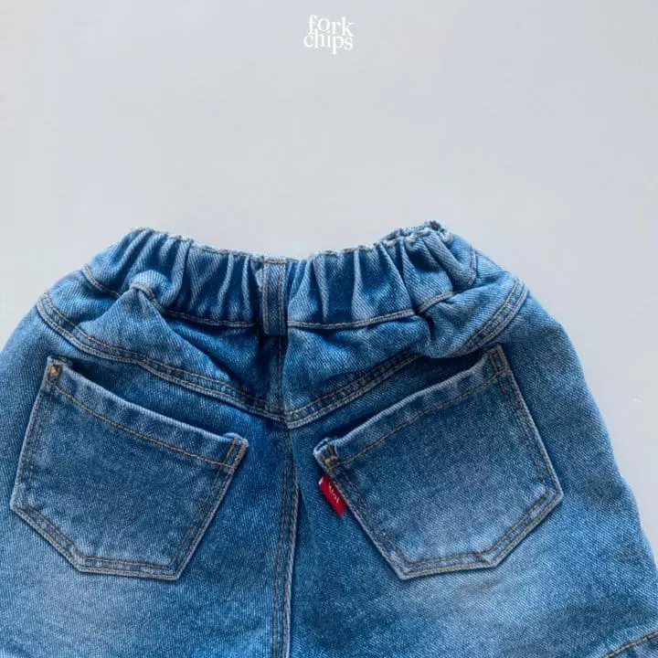 Fork Chips - Korean Children Fashion - #kidzfashiontrend - Brush Shorts - 4