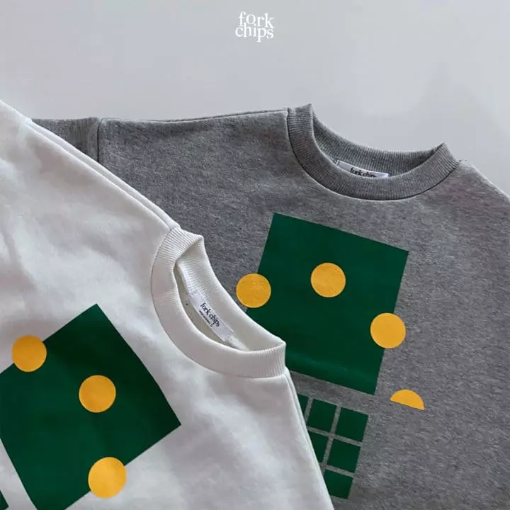 Fork Chips - Korean Children Fashion - #Kfashion4kids - Tennis Club Sweatshirt