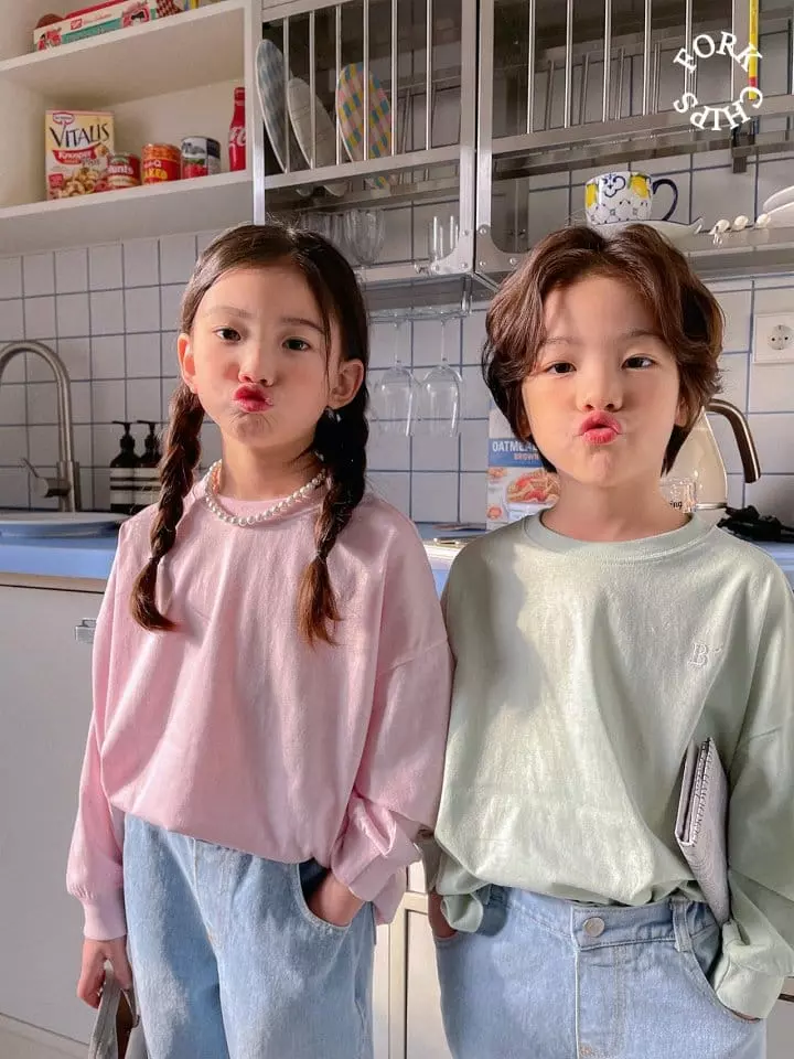 Fork Chips - Korean Children Fashion - #Kfashion4kids - Wafers Embroidery Tee - 11