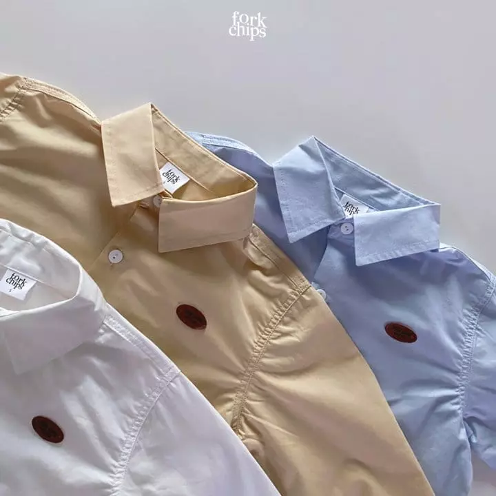 Fork Chips - Korean Children Fashion - #Kfashion4kids - Buckly Shirt - 10