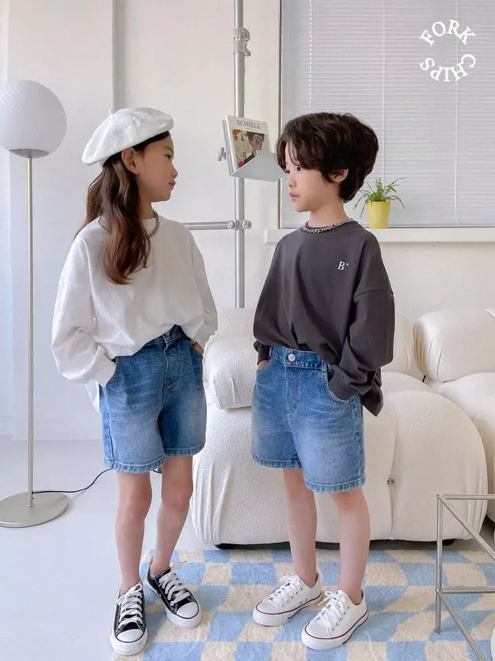 Fork Chips - Korean Children Fashion - #childofig - Brush Shorts - 12