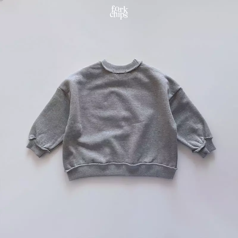 Fork Chips - Korean Children Fashion - #childofig - New York Embroidery Sweatshirt - 9