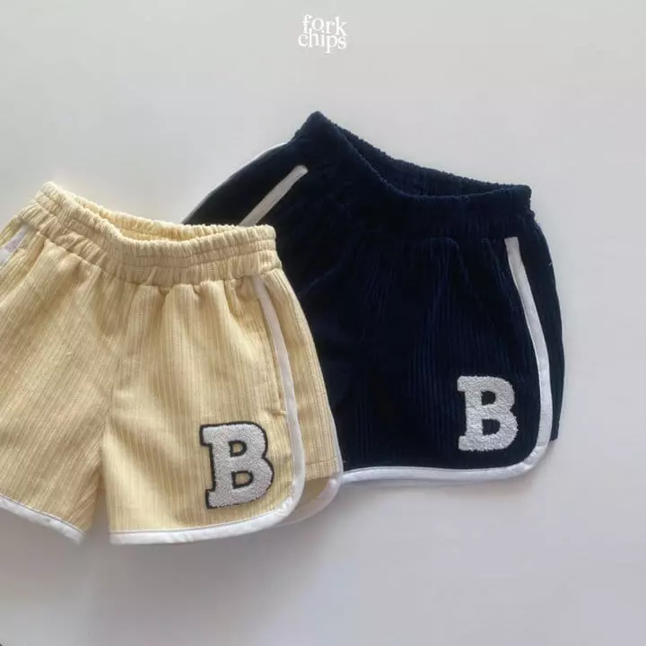 Fork Chips - Korean Children Fashion - #childrensboutique - Corduroy Piping Pants