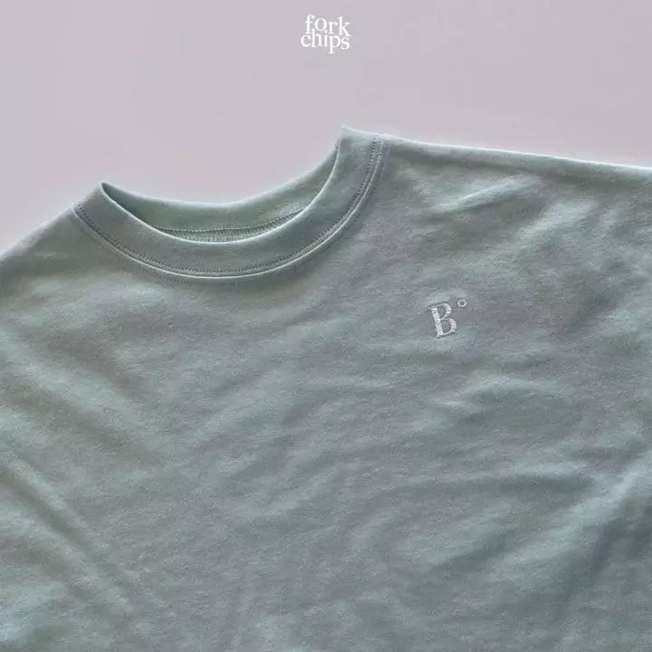 Fork Chips - Korean Children Fashion - #designkidswear - Wafers Embroidery Tee - 5