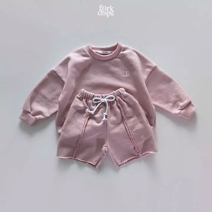 Fork Chips - Korean Children Fashion - #designkidswear - Bo Deggi Top Bottom Set - 2