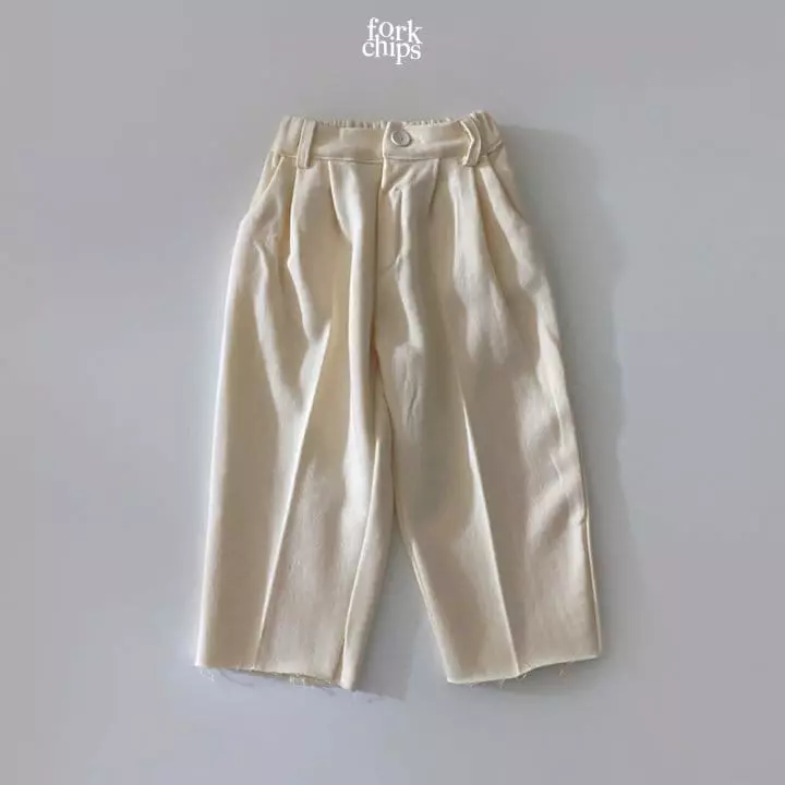Fork Chips - Korean Children Fashion - #discoveringself - Day Slit Pants