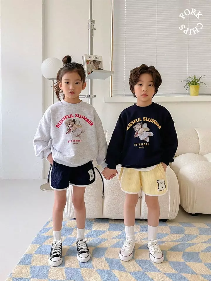 Fork Chips - Korean Children Fashion - #kidsshorts - Corduroy Piping Pants - 5