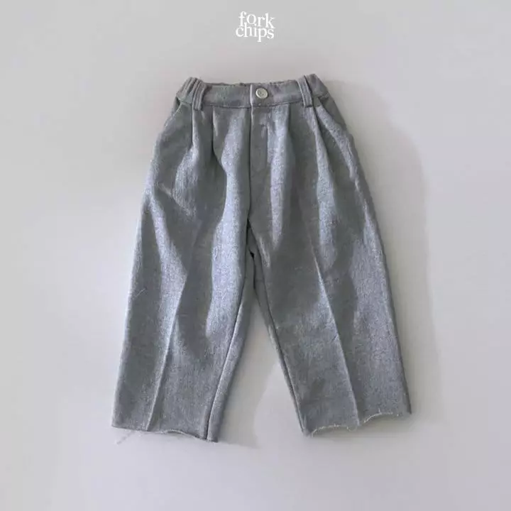Fork Chips - Korean Children Fashion - #kidsshorts - Day Slit Pants - 3