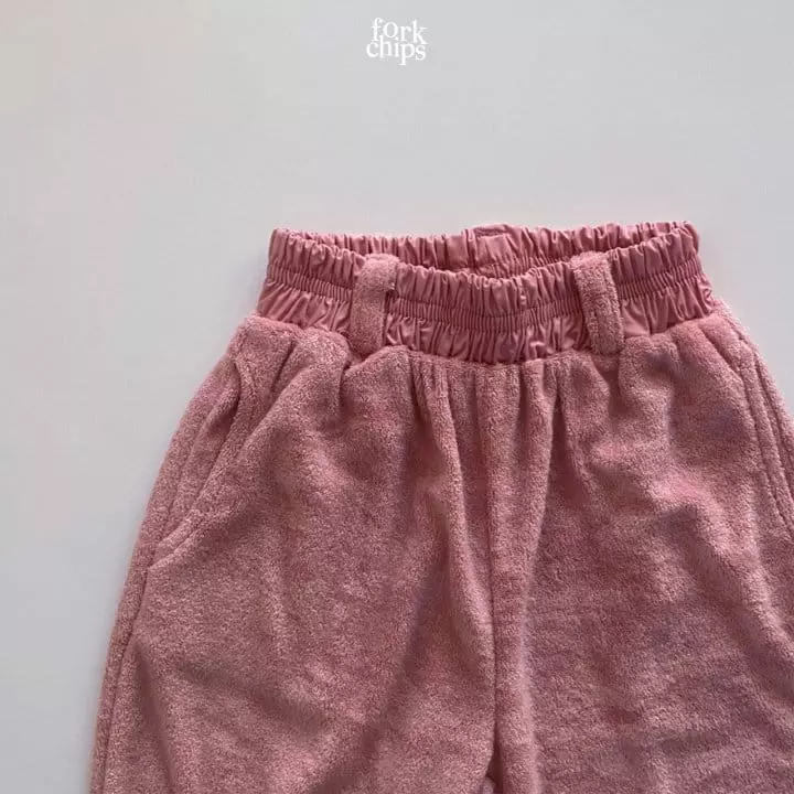 Fork Chips - Korean Children Fashion - #kidsstore - Terry Jogger Pants - 5