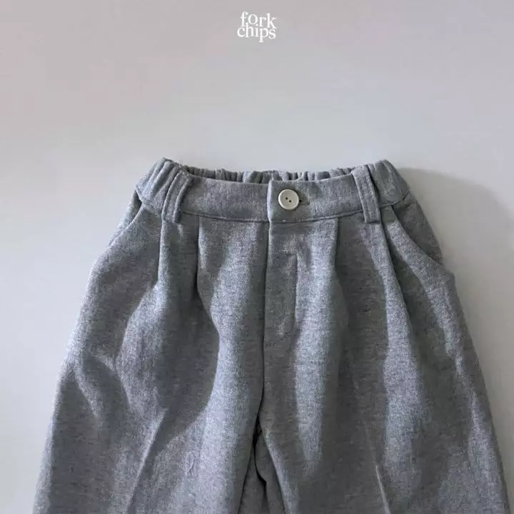 Fork Chips - Korean Children Fashion - #kidsshorts - Day Slit Pants - 4