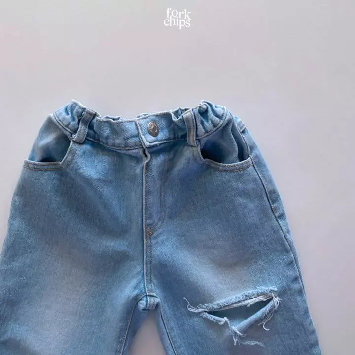 Fork Chips - Korean Children Fashion - #kidzfashiontrend - Salt Jeans - 2