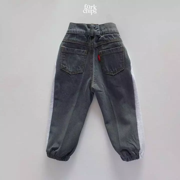 Fork Chips - Korean Children Fashion - #littlefashionista - Come Back Shorts Jeans - 3