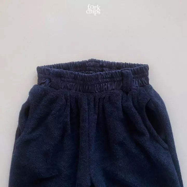Fork Chips - Korean Children Fashion - #magicofchildhood - Terry Jogger Pants - 9