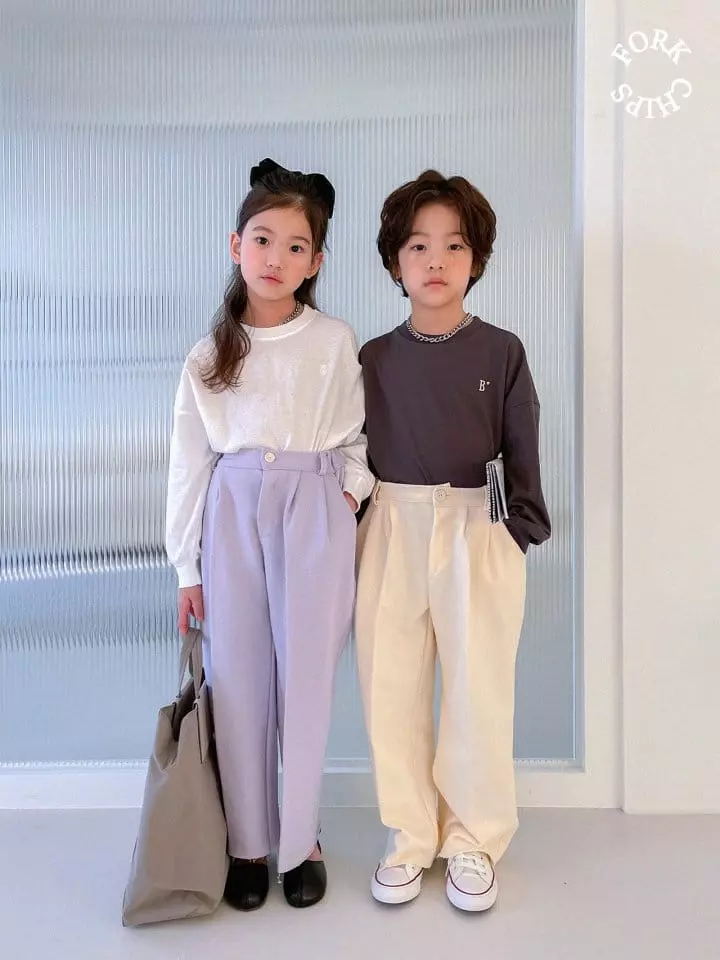 Fork Chips - Korean Children Fashion - #minifashionista - Day Slit Pants - 9