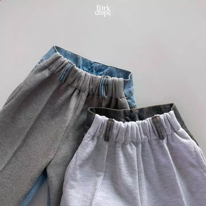 Fork Chips - Korean Children Fashion - #prettylittlegirls - Come Back Shorts Jeans - 6