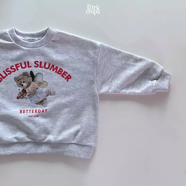 Fork Chips - Korean Children Fashion - #minifashionista - Angel Bear Sweatshirt - 4