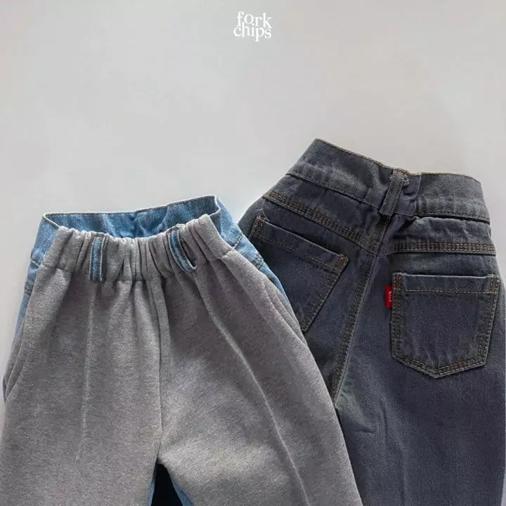 Fork Chips - Korean Children Fashion - #todddlerfashion - Come Back Shorts Jeans - 7