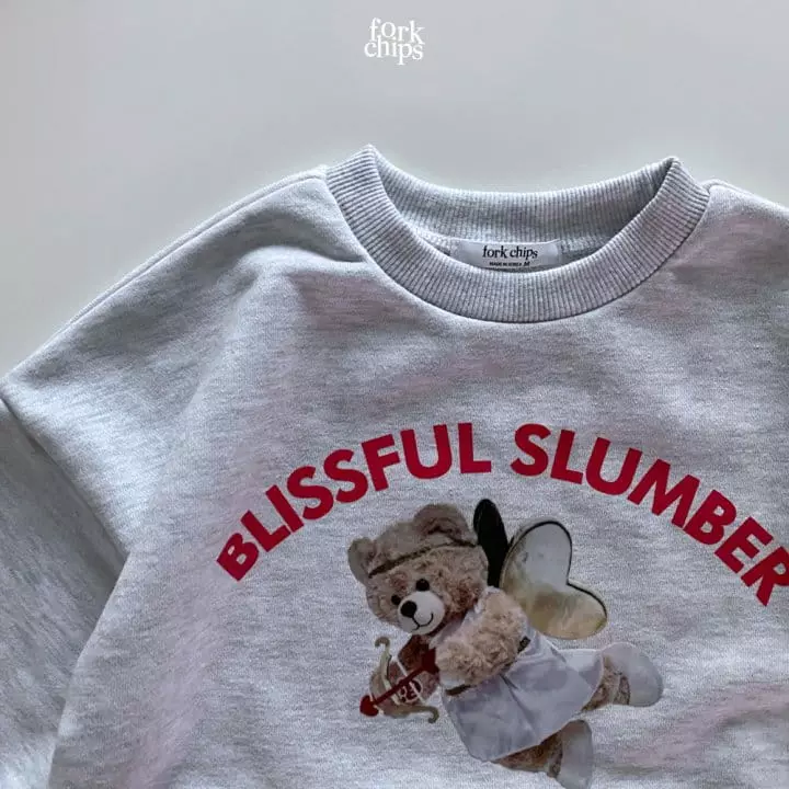 Fork Chips - Korean Children Fashion - #todddlerfashion - Angel Bear Sweatshirt - 5
