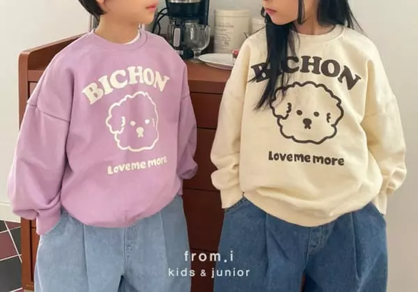 From I - Korean Children Fashion - #kidzfashiontrend - Bishon Sweatshirt - 4