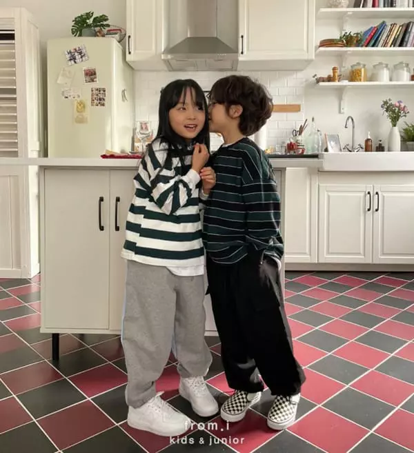 From I - Korean Children Fashion - #Kfashion4kids - Stripes Tee - 2