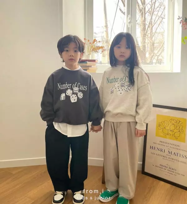 From I - Korean Children Fashion - #childofig - Dice Sweatshirt - 2