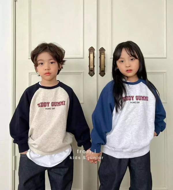 From I - Korean Children Fashion - #childrensboutique - Teddy Raglan - 6