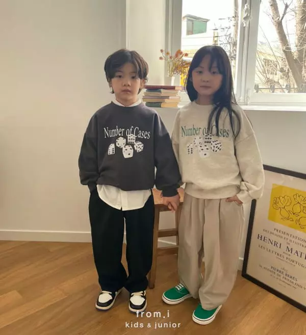 From I - Korean Children Fashion - #childrensboutique - Dice Sweatshirt - 3