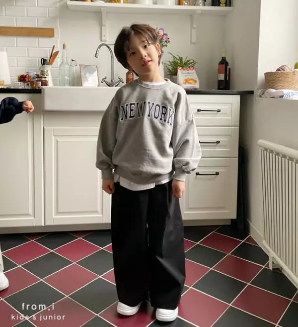 From I - Korean Children Fashion - #childrensboutique - New York Sweatshirt - 8